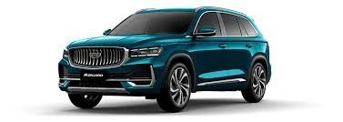 Moderne SUV Geely Manjaro Couleur verte Haute vitesse 5 places SUV taille moyenne