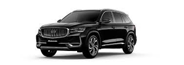 Dernière voiture SUV Geely Manjaro 2025 Couleur noire Avec moteur 2.0L 4 cylindres